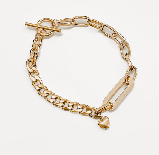 PS Geometric Link Bracelet