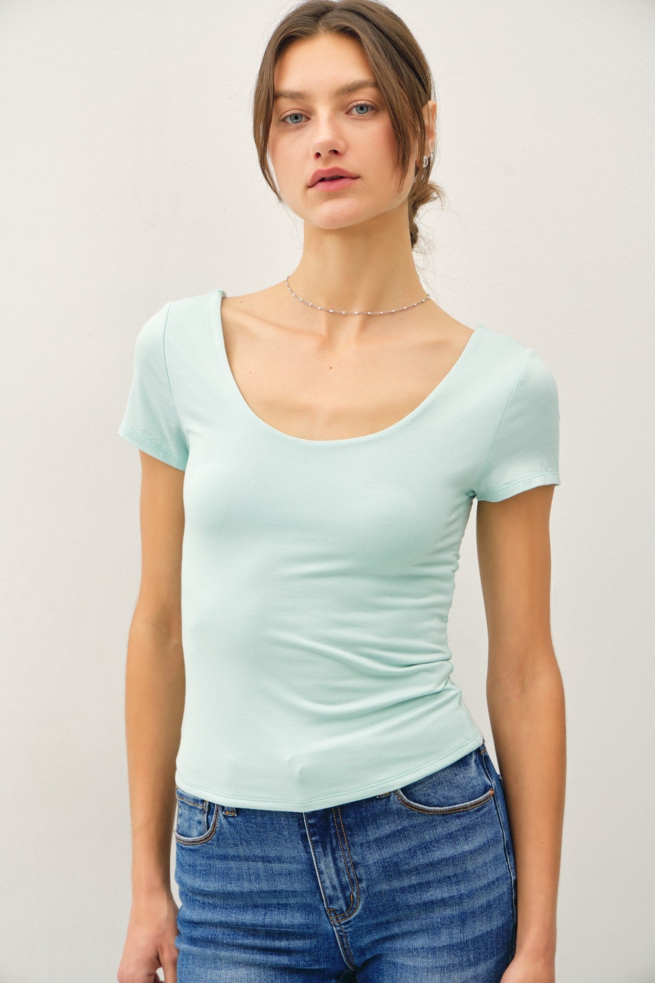 Butter Soft Scoop Neck Tee
