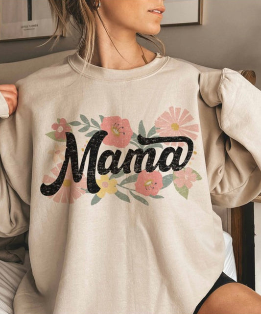 Floral Mama Crewneck