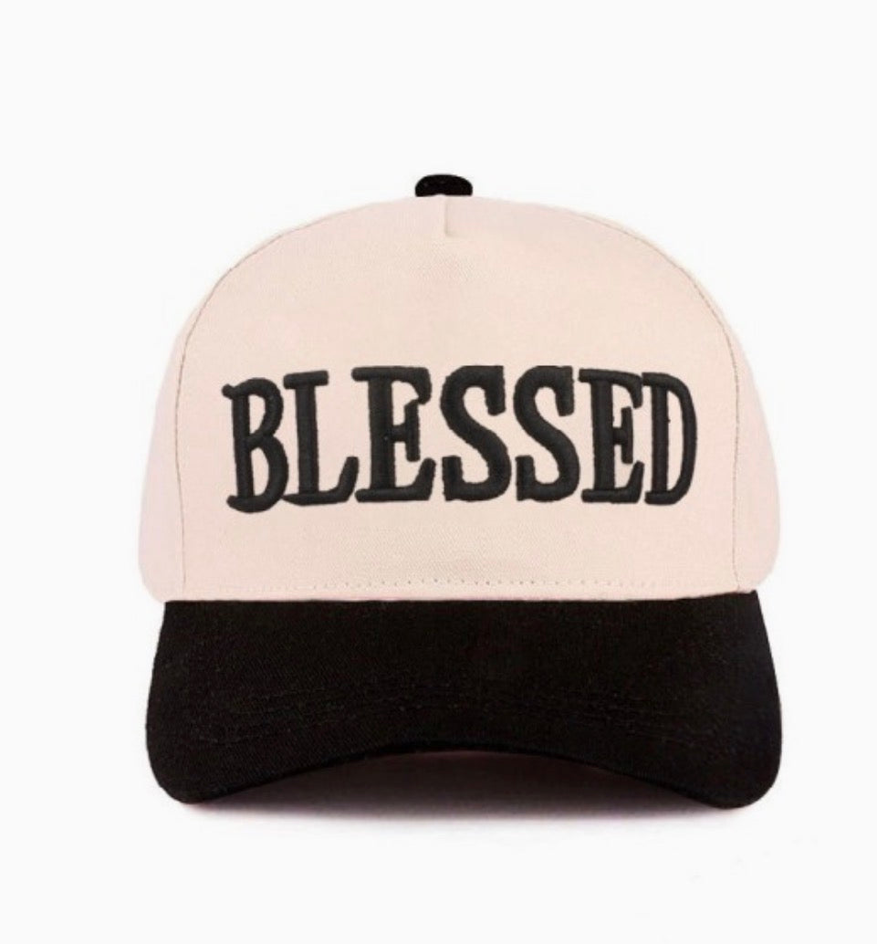 ‘Blessed’ Two Tone Hat