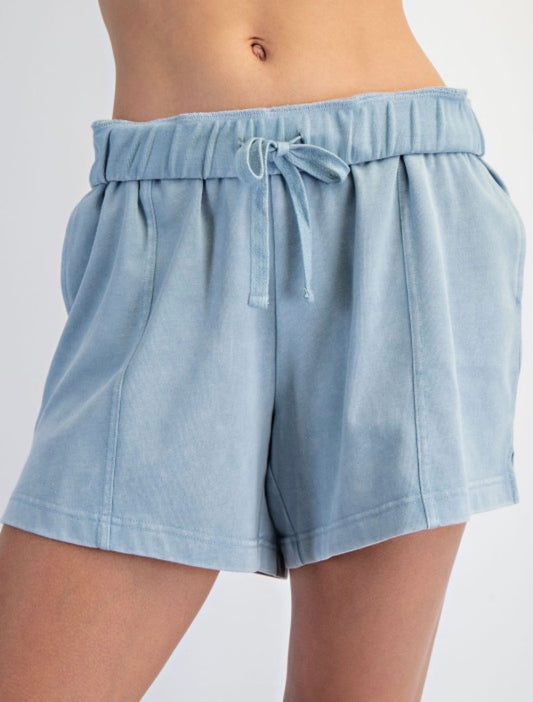 Mineral Wash Side Slit Short