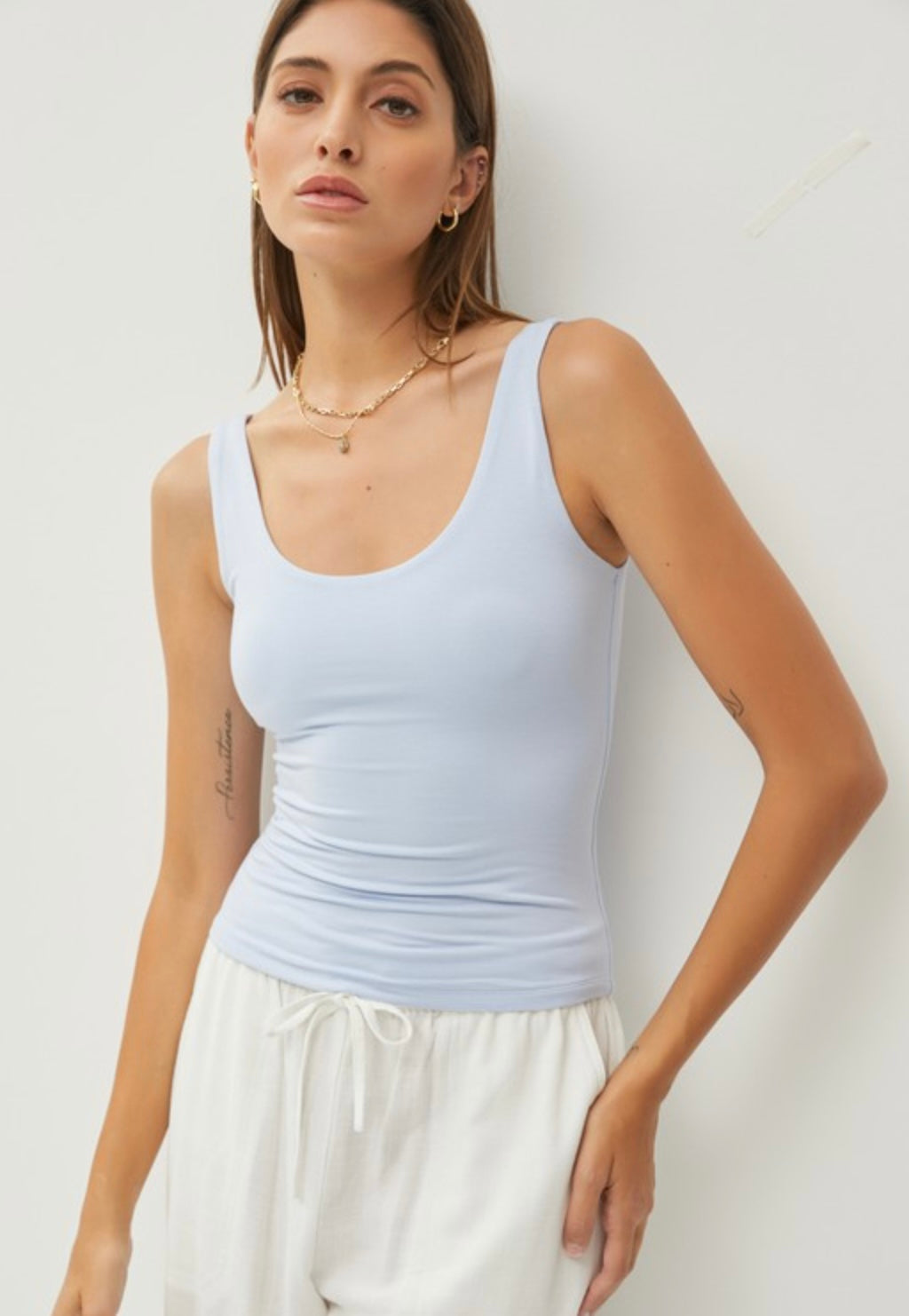 Butter Scoop Neck Tank