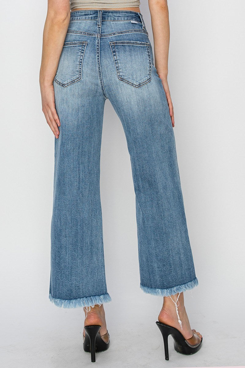 Risen High Rise Wide Leg Jean