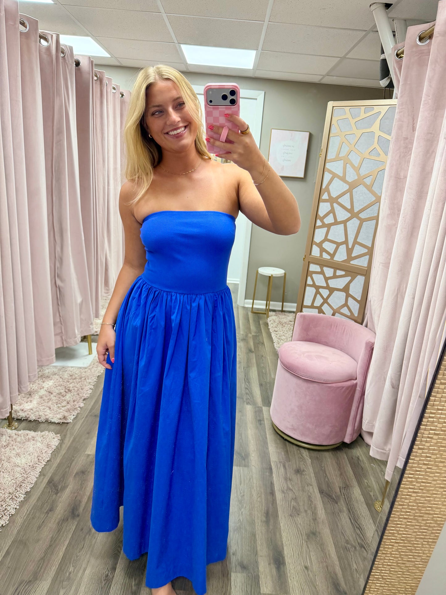 Strapless Top Maxi Dress