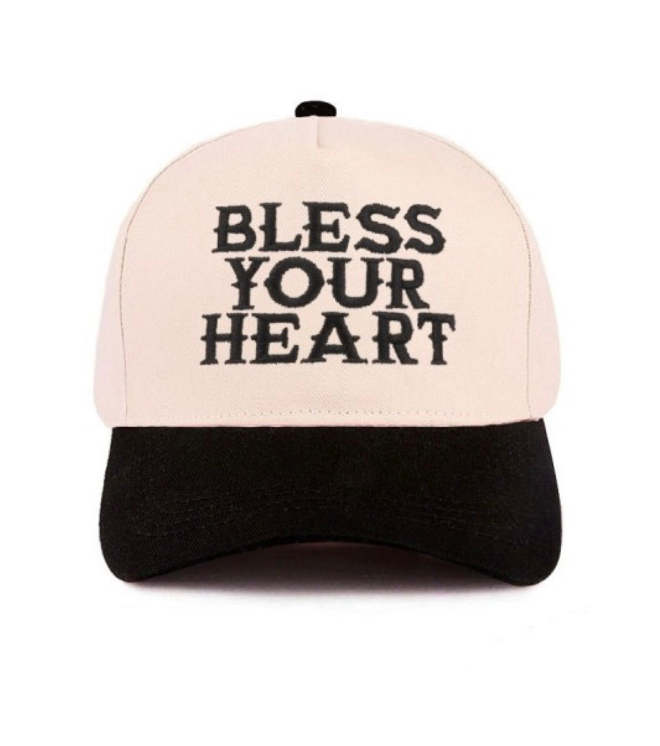 “Bless Your Heart” Two Tone Hat