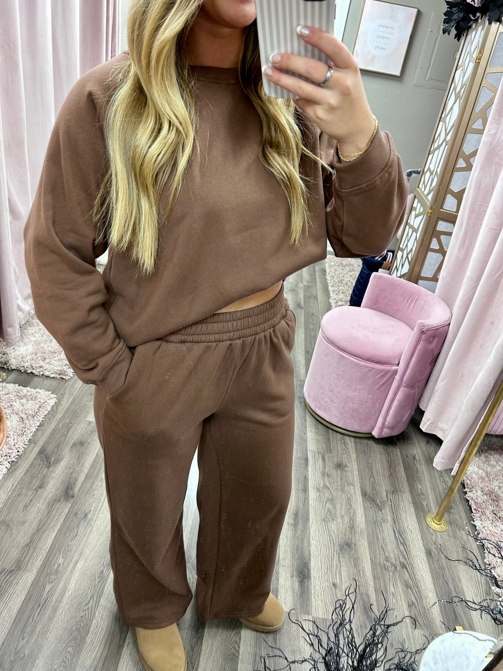 Fleece Pullover & Sweatpant Set