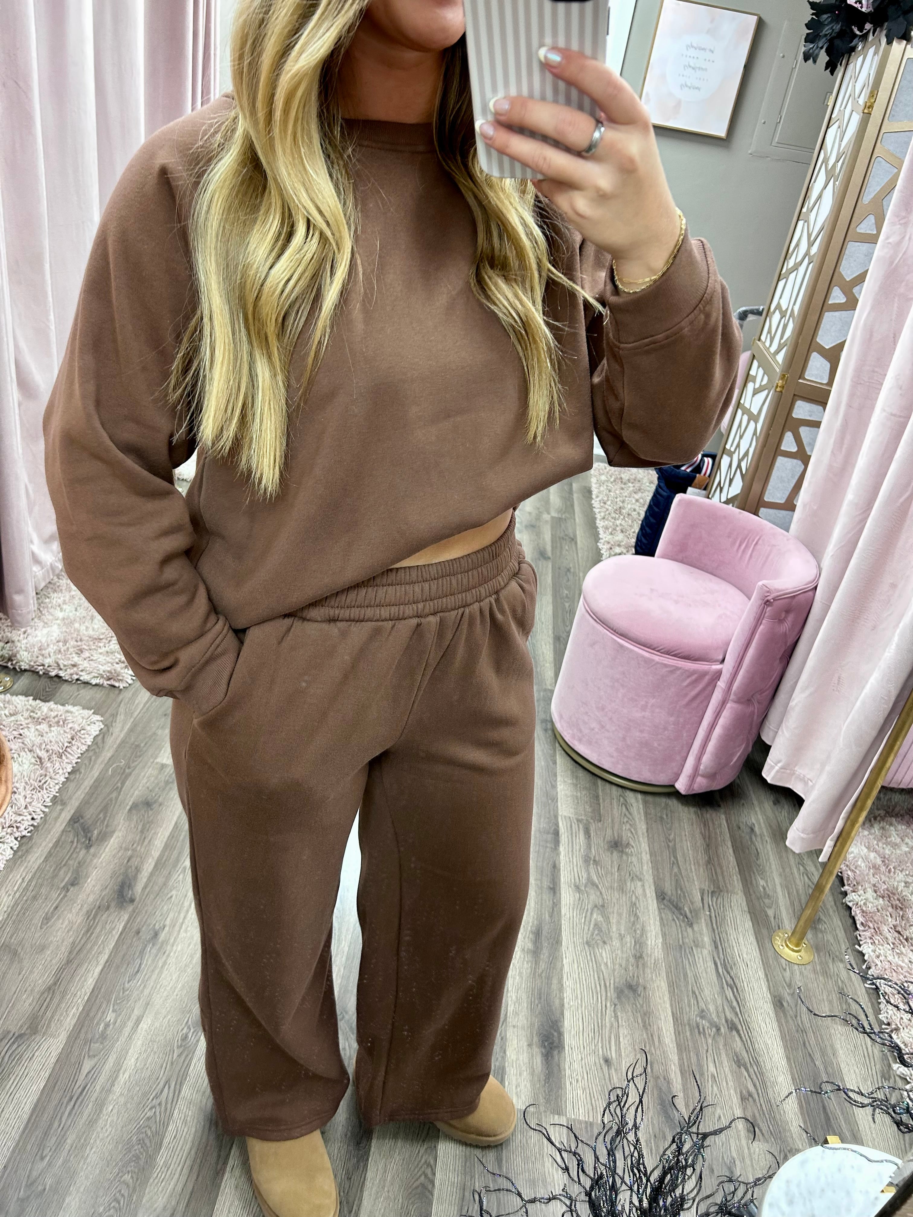 Fleece Pullover & Sweatpant Set