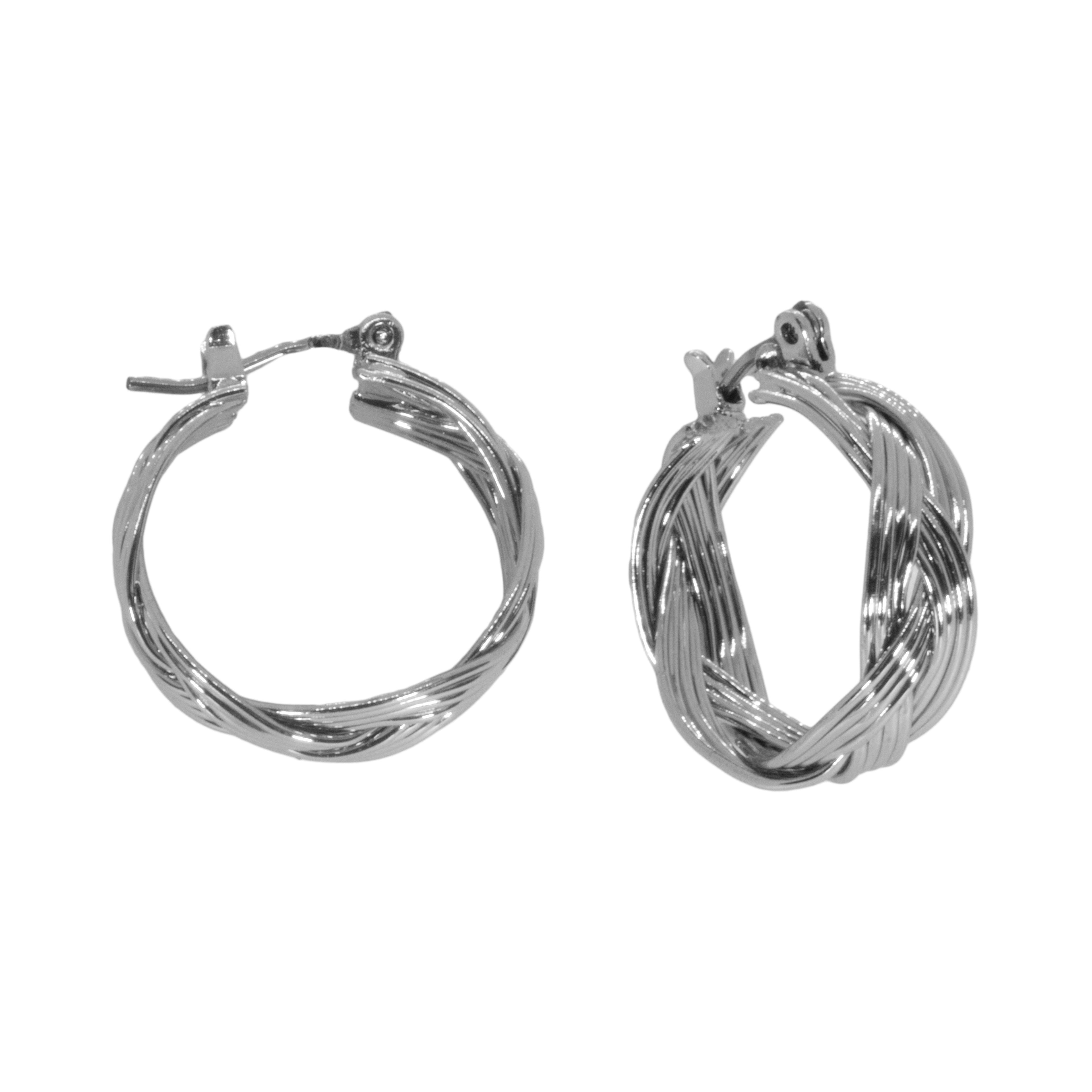 Weaved Hoop Earring