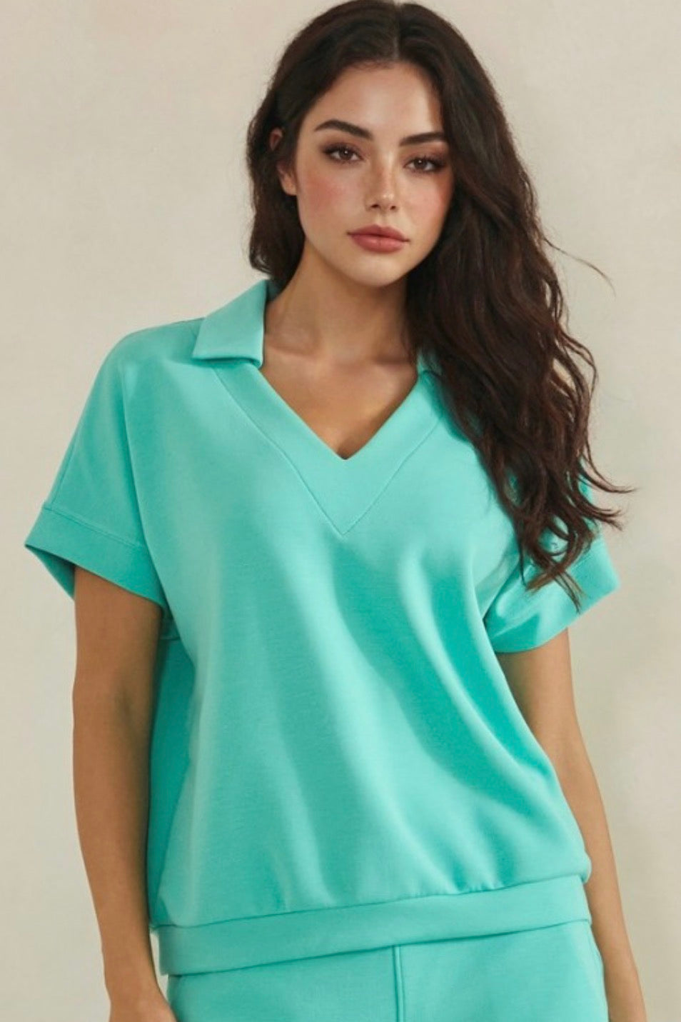 Relax Collar Poly Tee