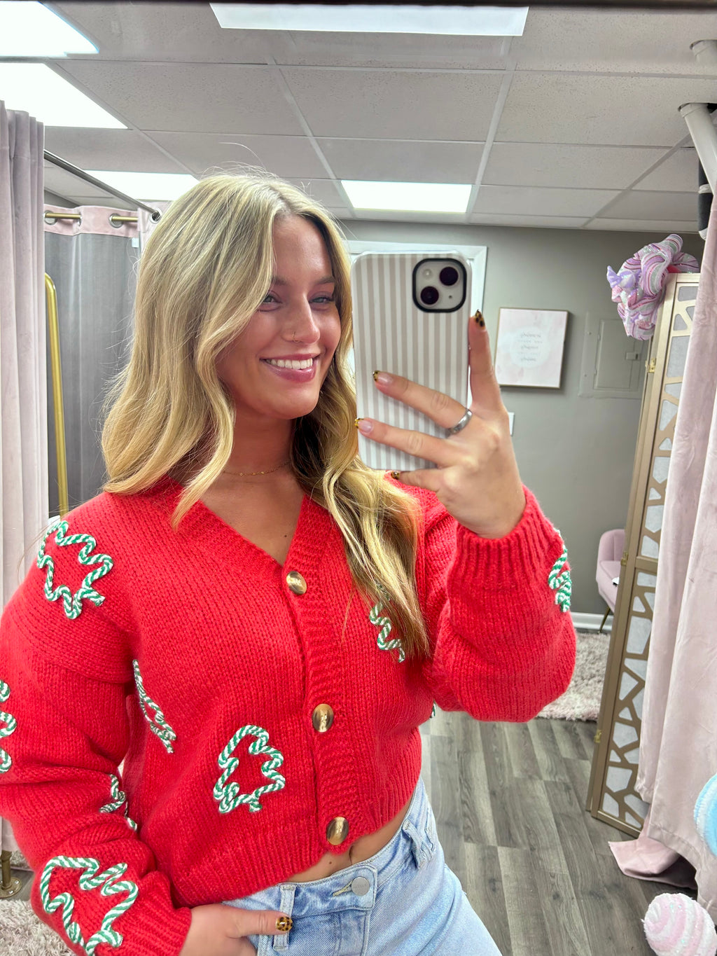 Christmas Tree Sweater Cardigan