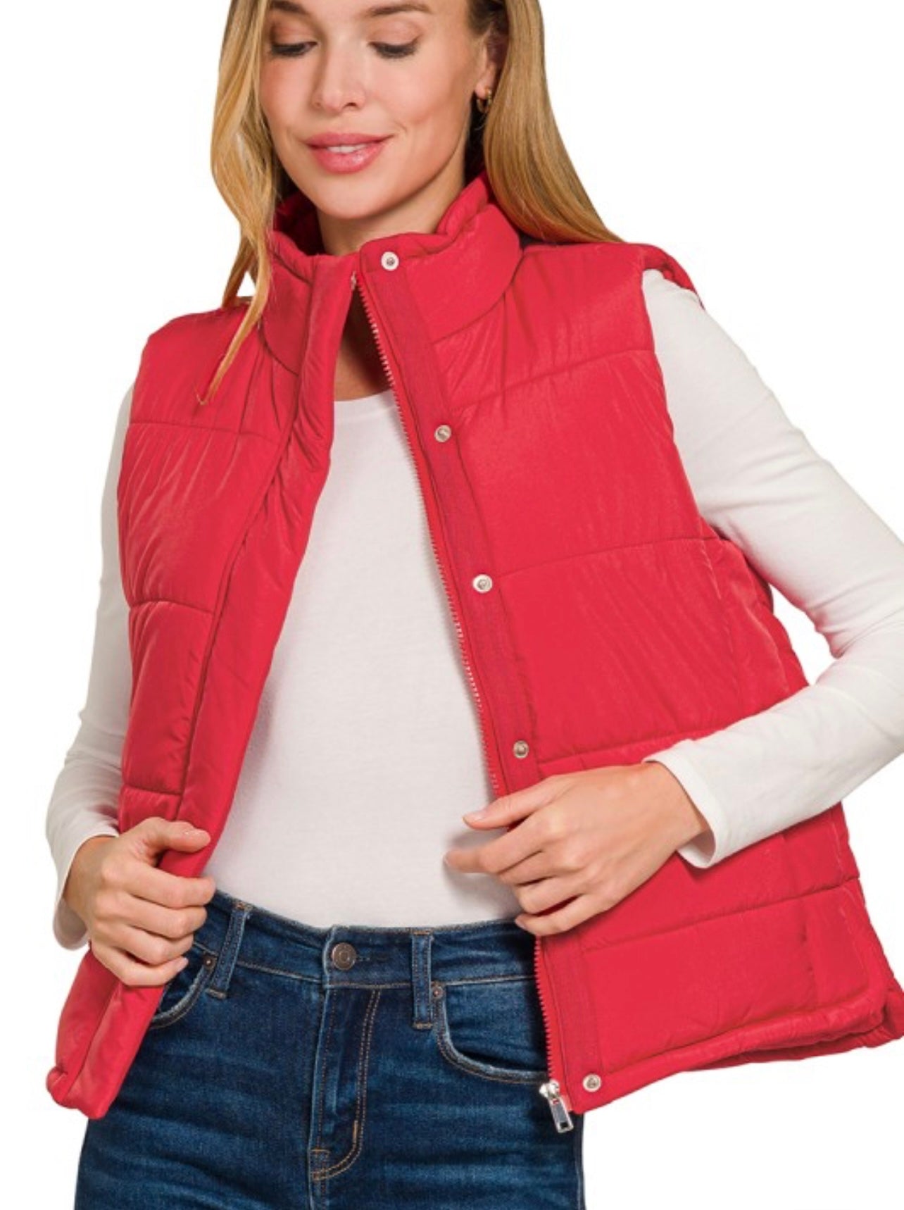 Sleeveless Quilted Vest