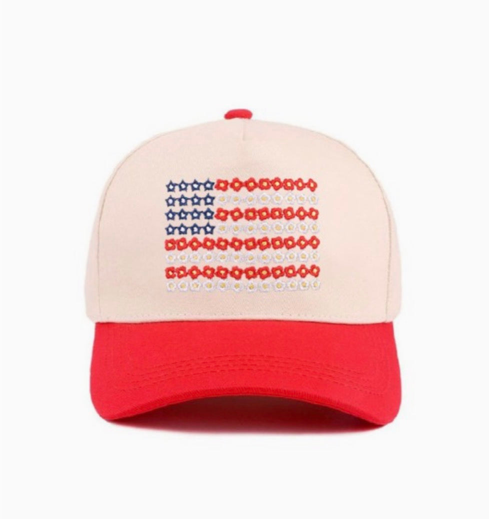 Stars & Stripes Two Tone Hat