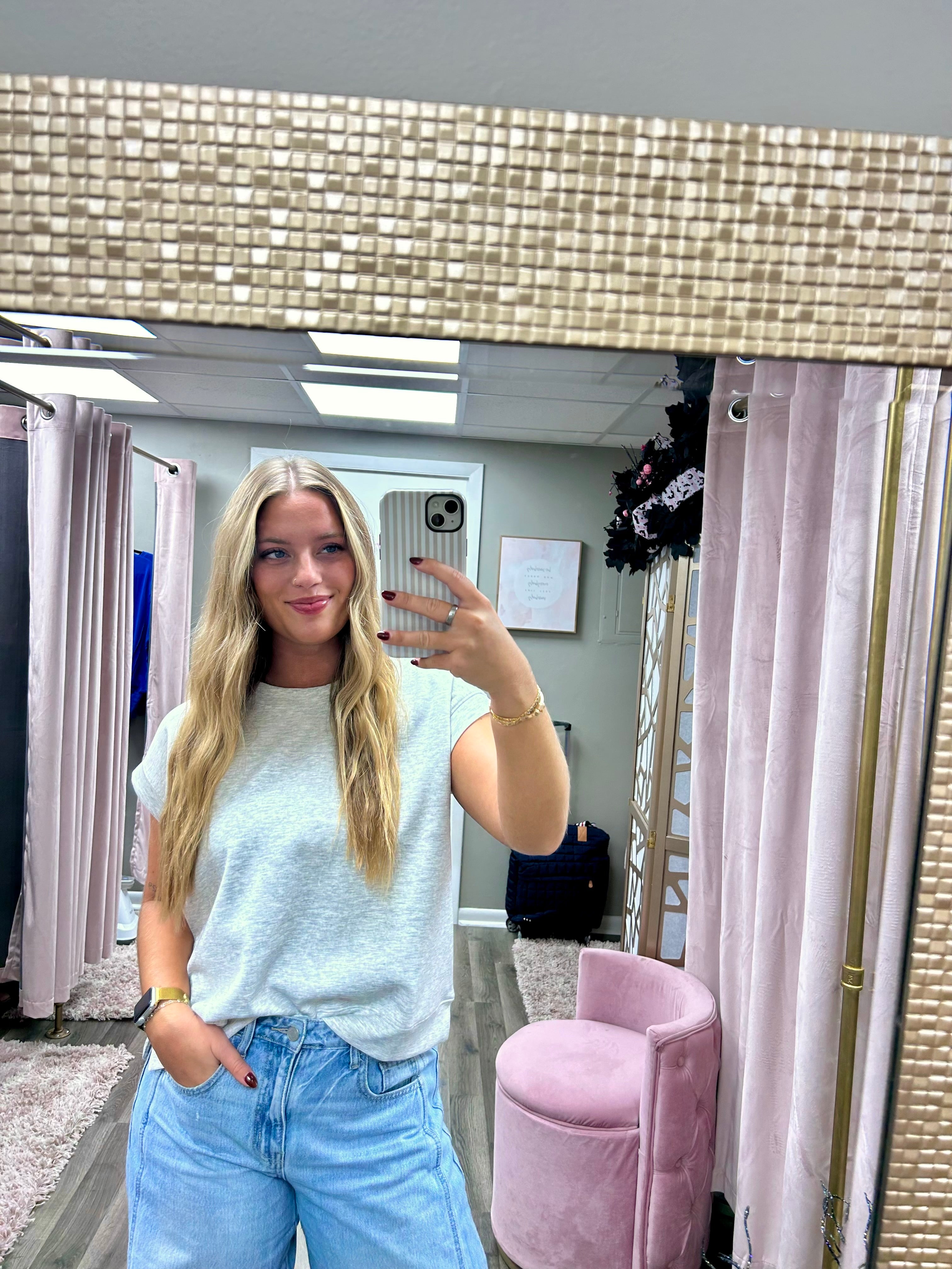 Scuba short sleeve sweatshirt