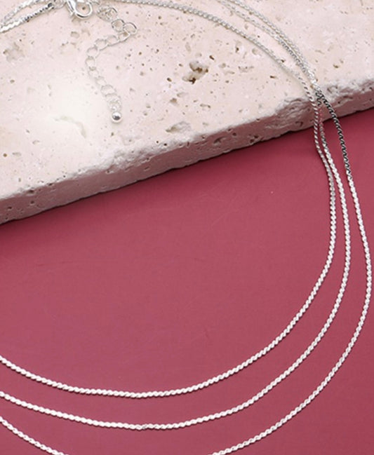 Triple Layer Chain Necklace