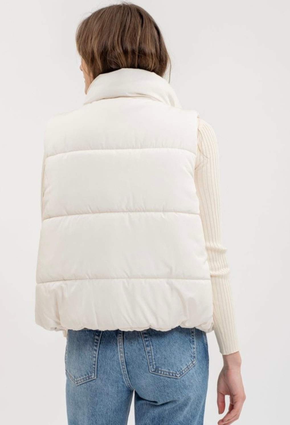 Zip Up Puffer Vest