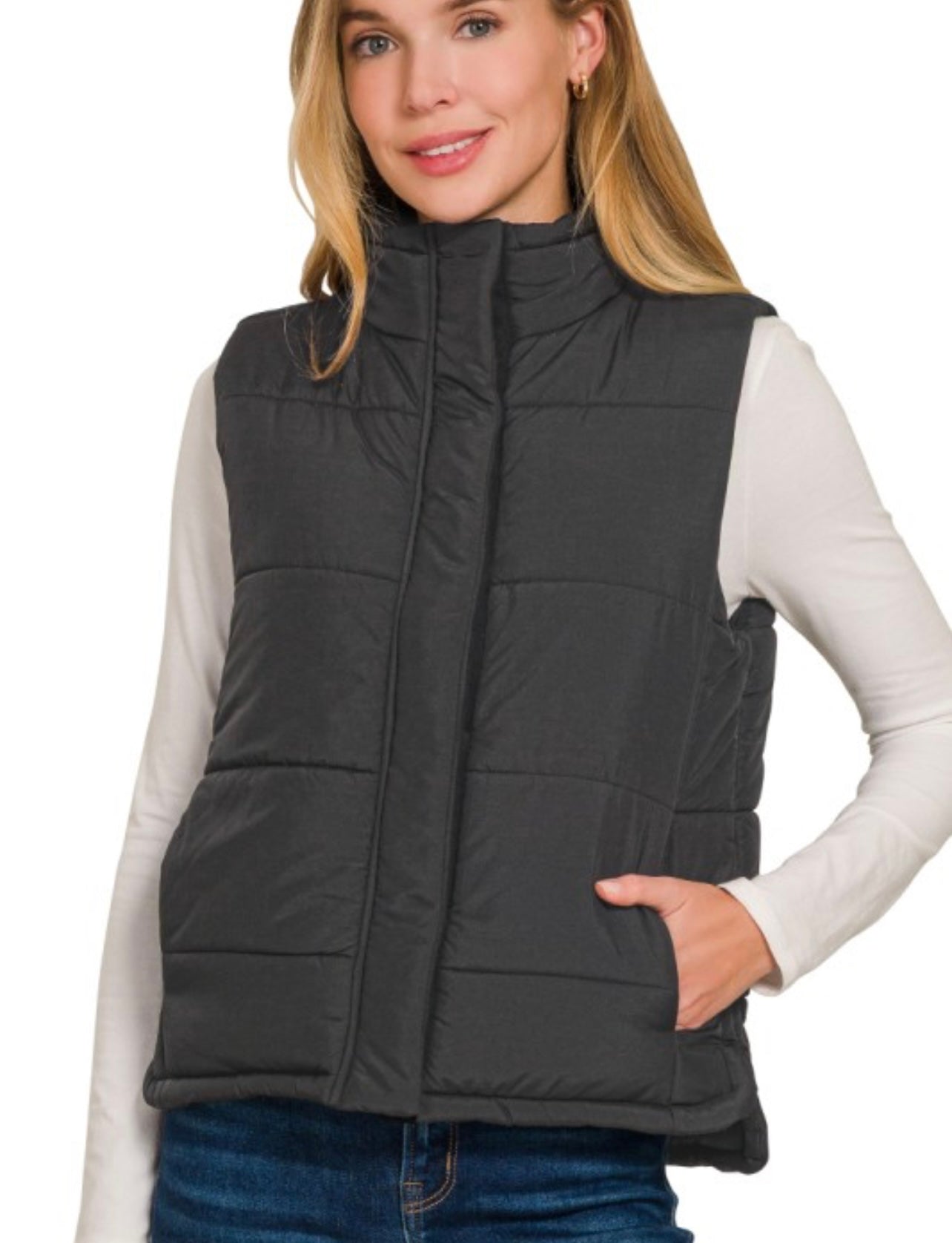 Sleeveless Quilted Vest