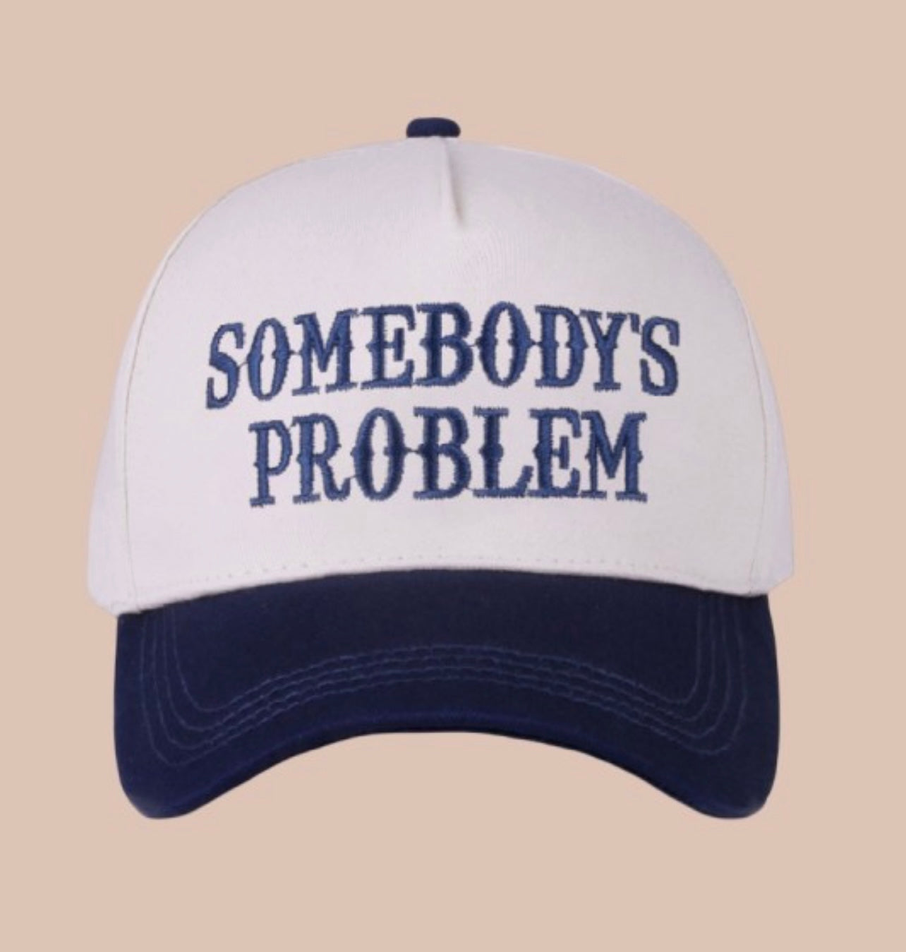 Somebody’s Problem Two Tone Canvas Hat