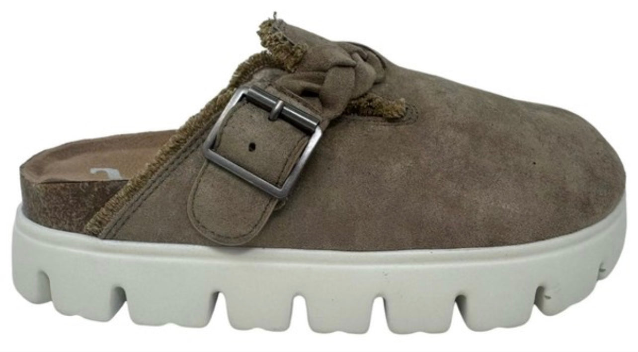 Platform Braided Strap Clog