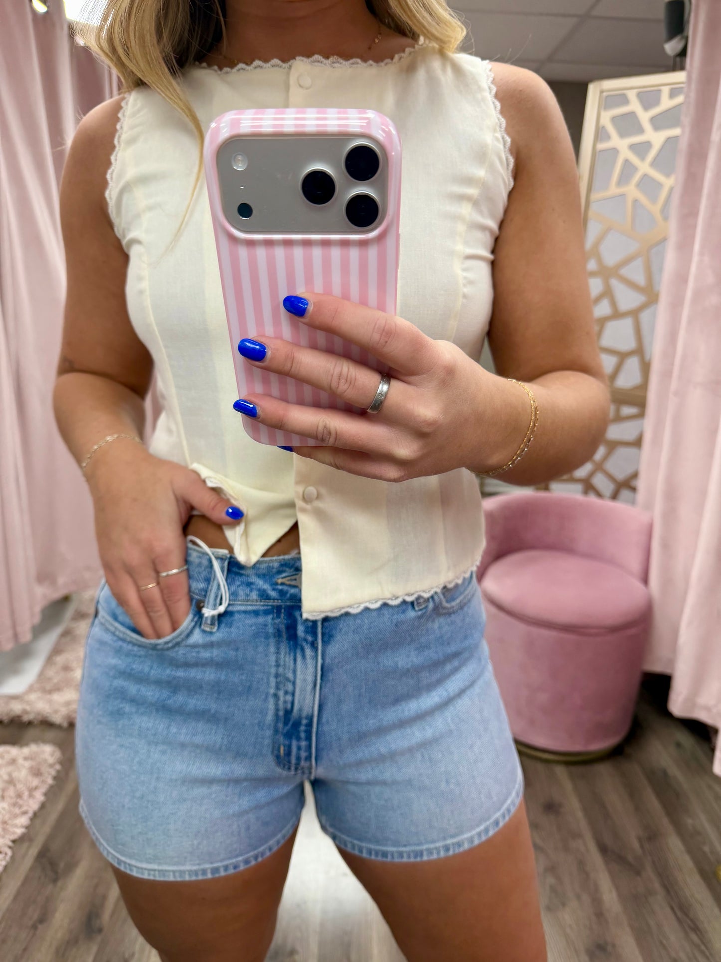 USA Jeans Classic Hem Short