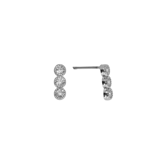 3 Circle Drop Stud