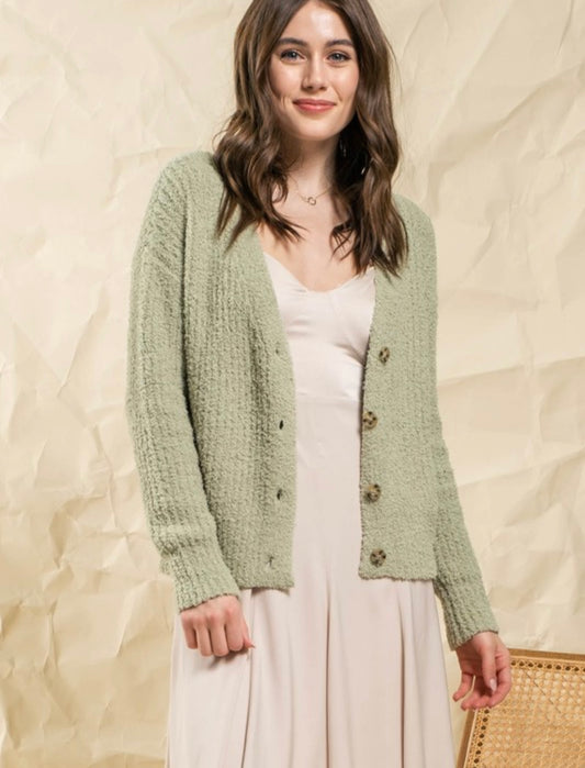 Soft Button Cardigan