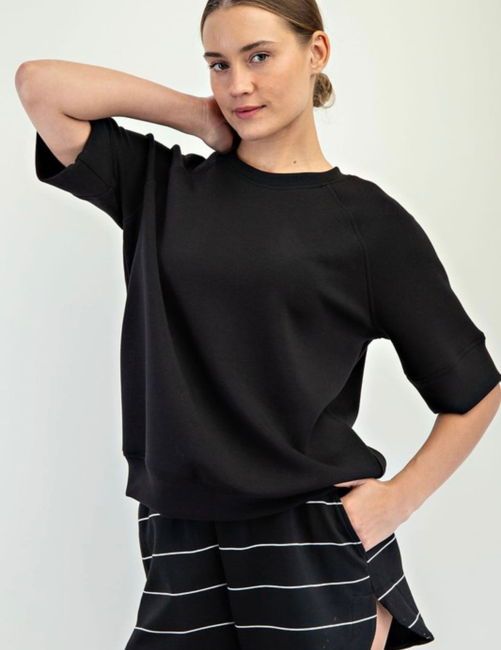 Scuba Oversized Sleeve Top