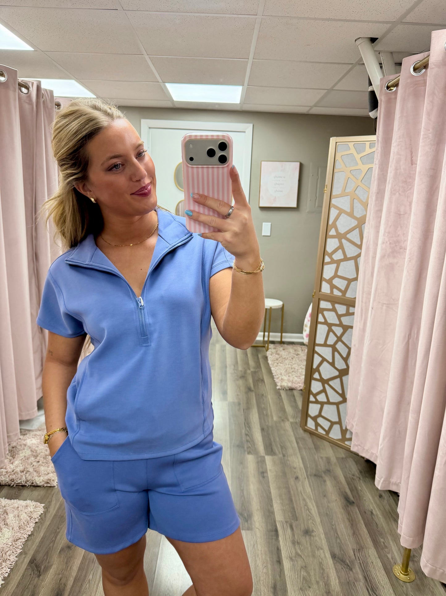 Softie Half Zip Top