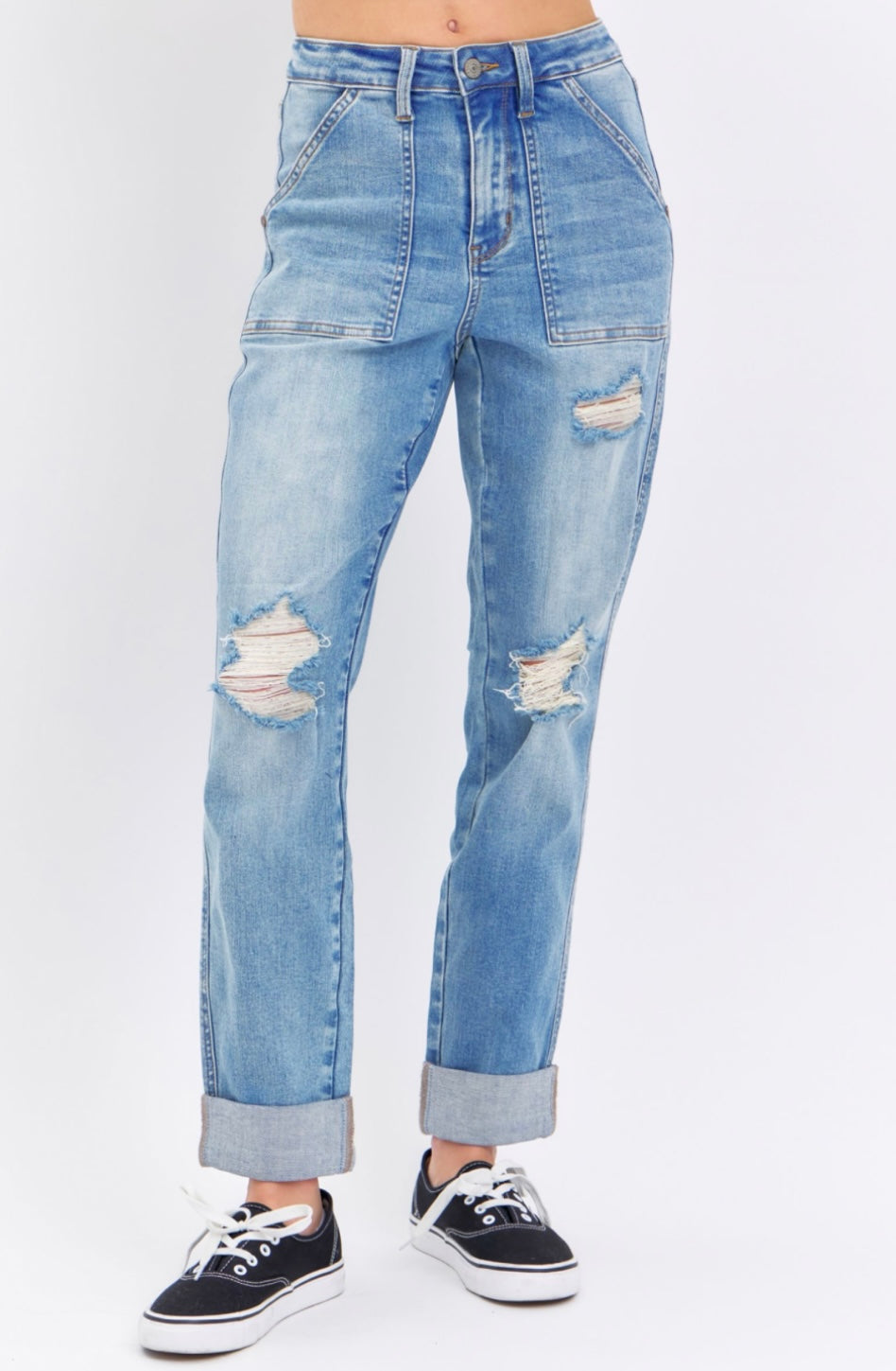 Judy Blue HW Patch Pocket BF Jean