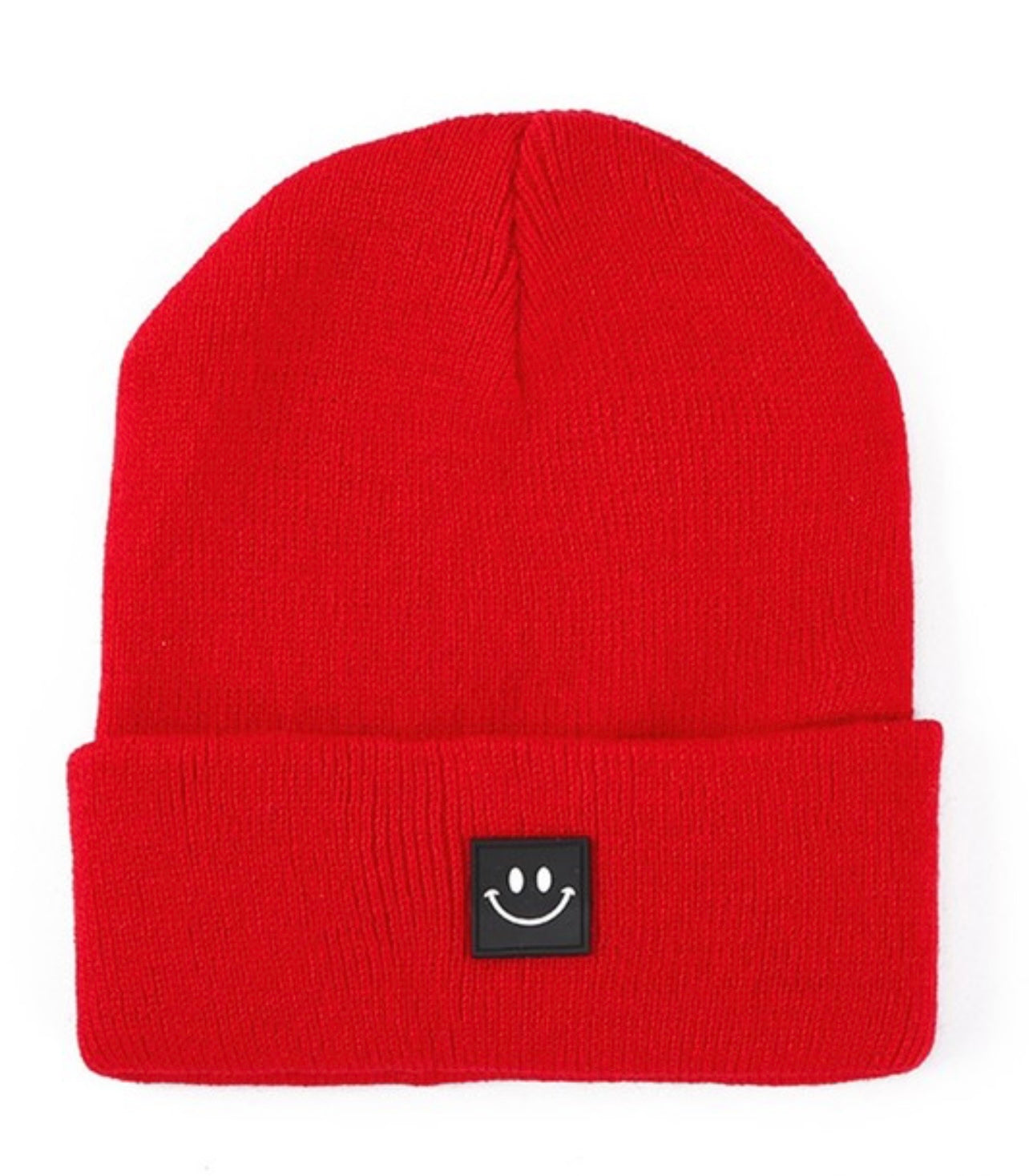 Smiley Patch Beanie