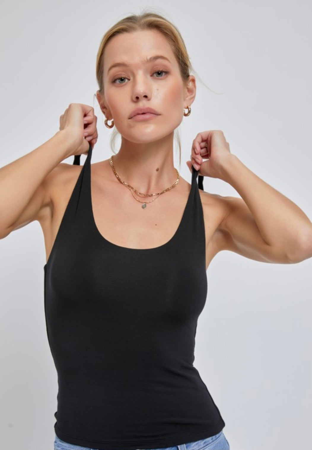 Butter Scoop Neck Tank