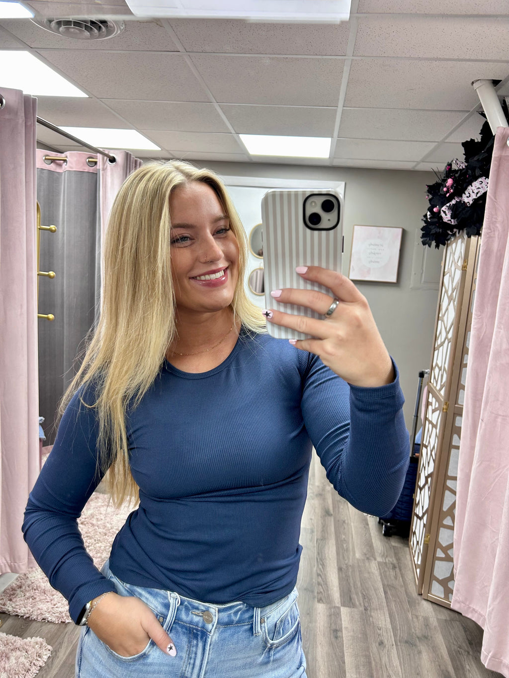 Comfort Ribbed Long Sleeve