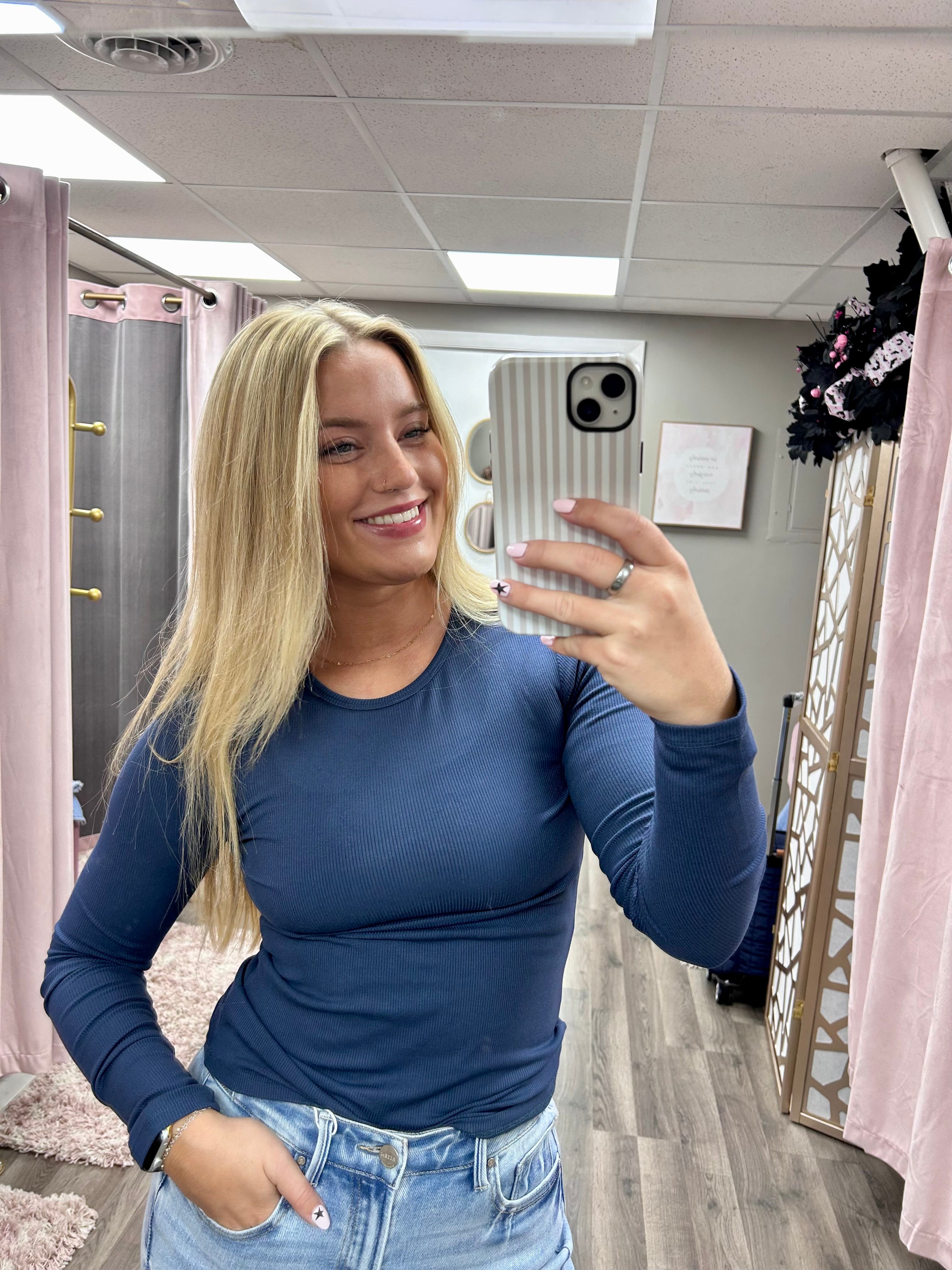 Comfort Ribbed Long Sleeve