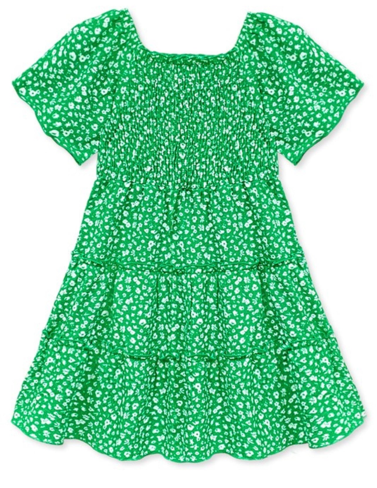 Kids Floral Stretch Dress