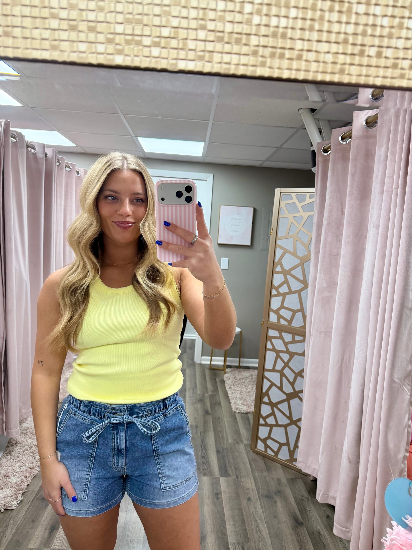 USA Jeans Pull On Patch Pocket Short