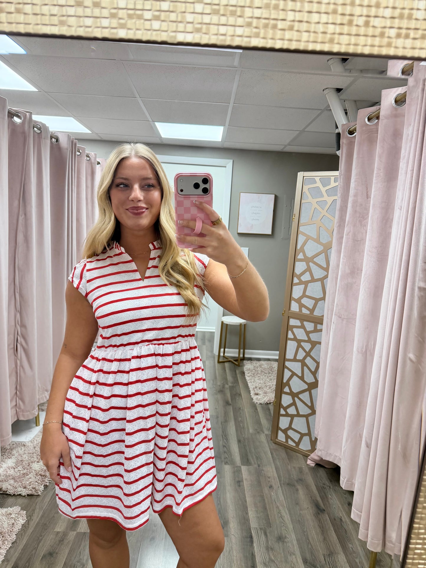 Knitted Lace Babydoll Dress