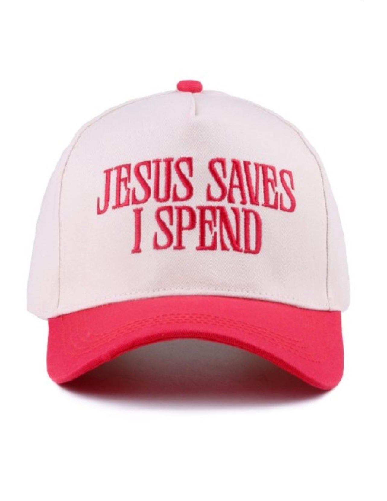 Jesus Saves I Spend Hat