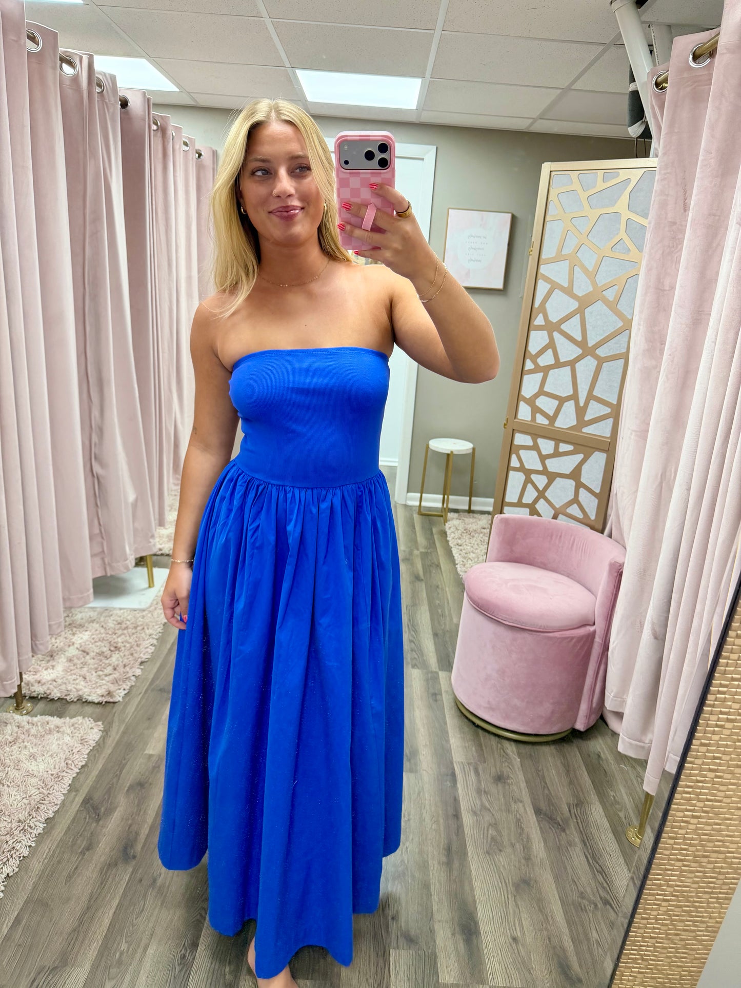 Strapless Top Maxi Dress