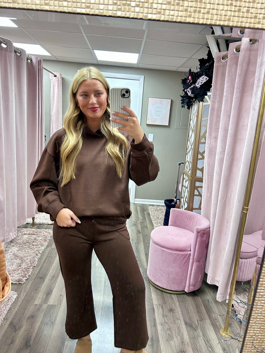 High Rise Cropped Straight Pant