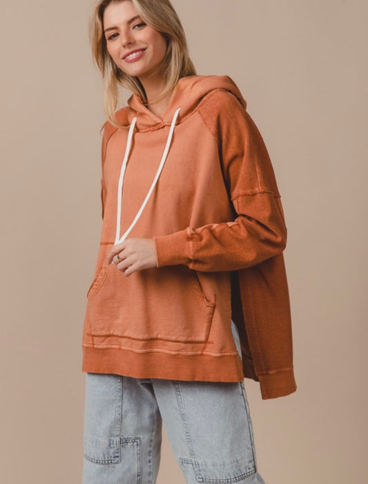 Vintage Raw Edge Hoodie