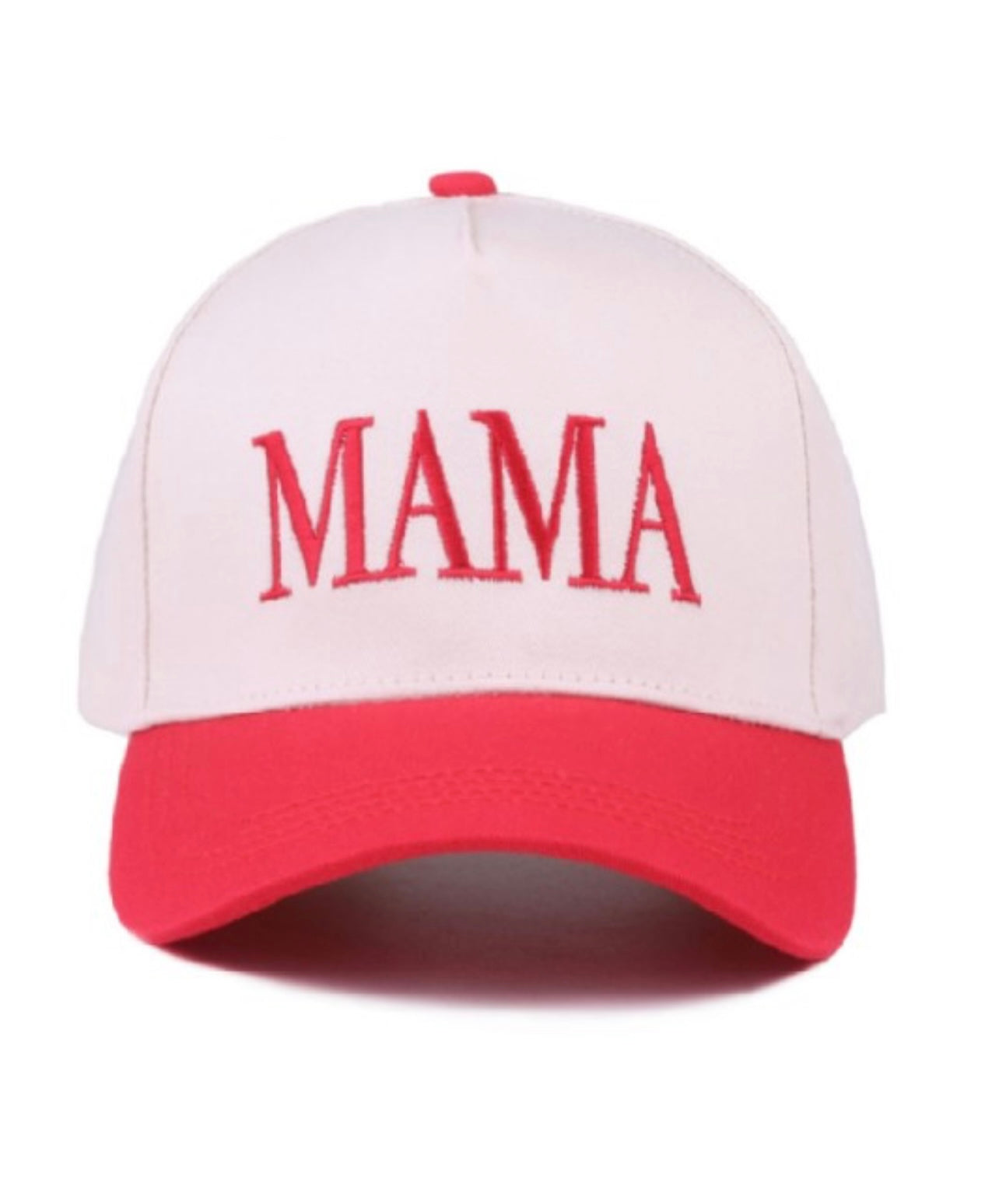 MAMA Embroidered Two Tone Hat