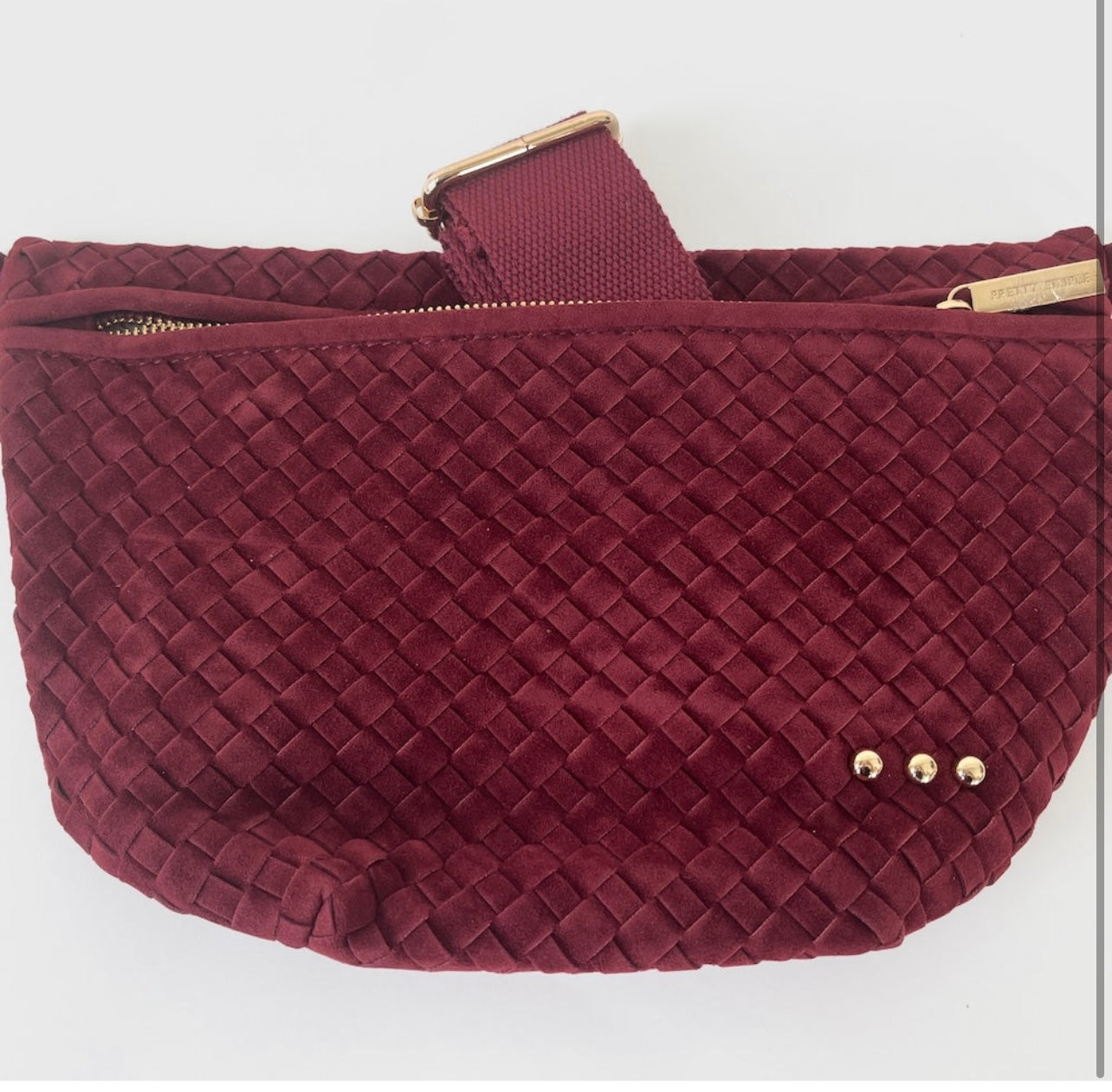 PS Woven Suede Bum Bag