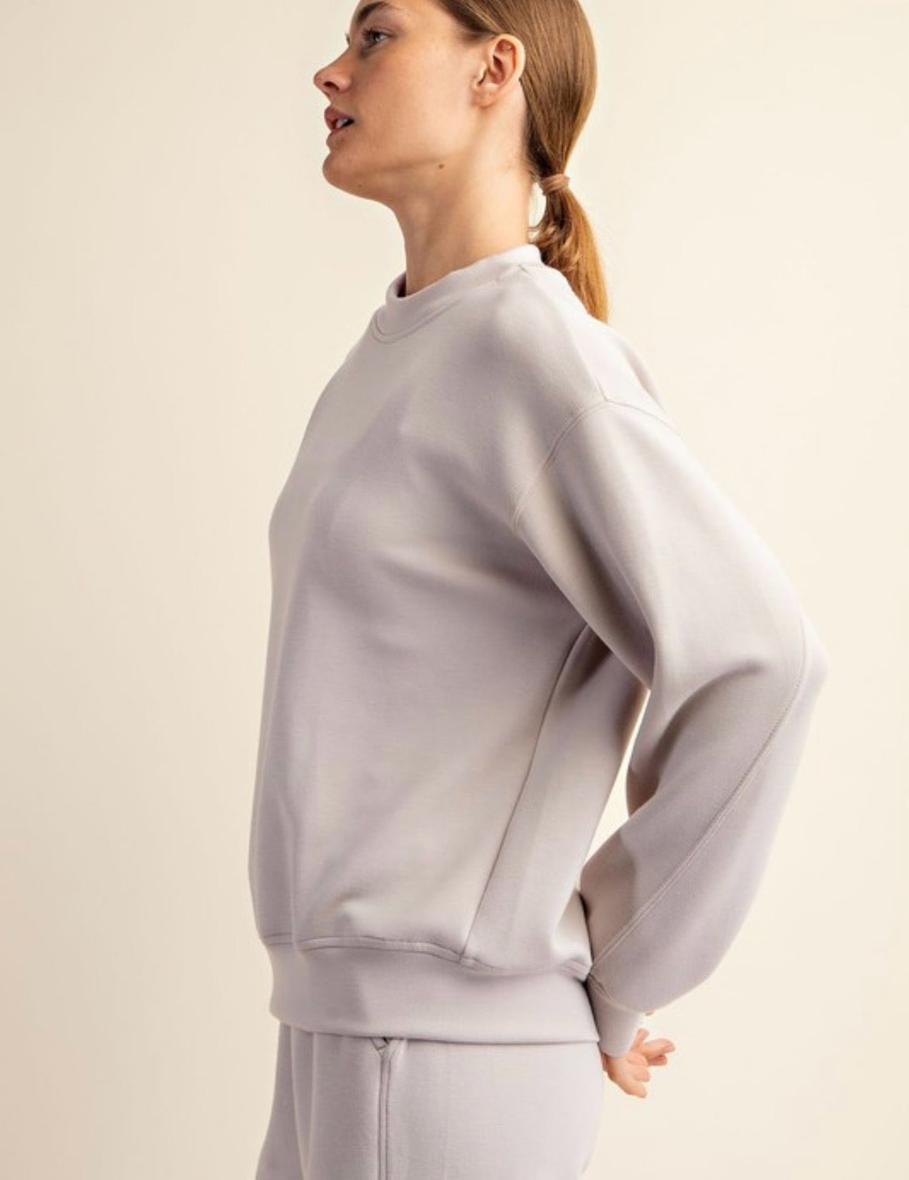 Poly Mockneck Pullover