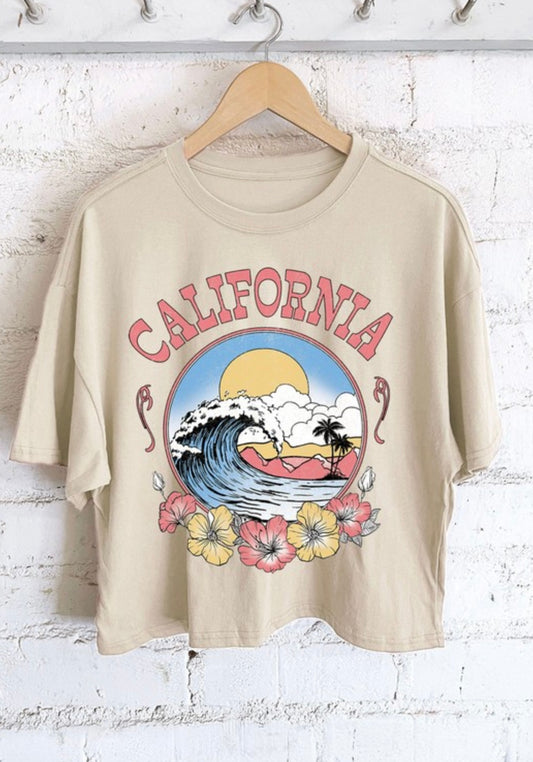 California Beach Graphic Tee