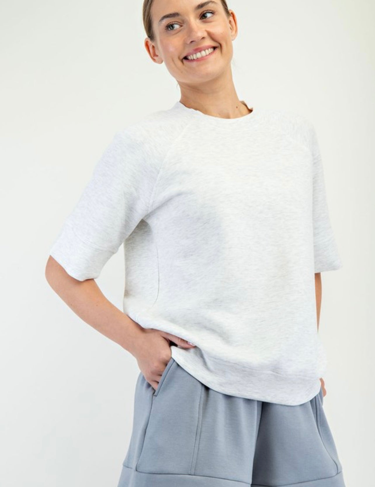 Scuba Oversized Sleeve Top