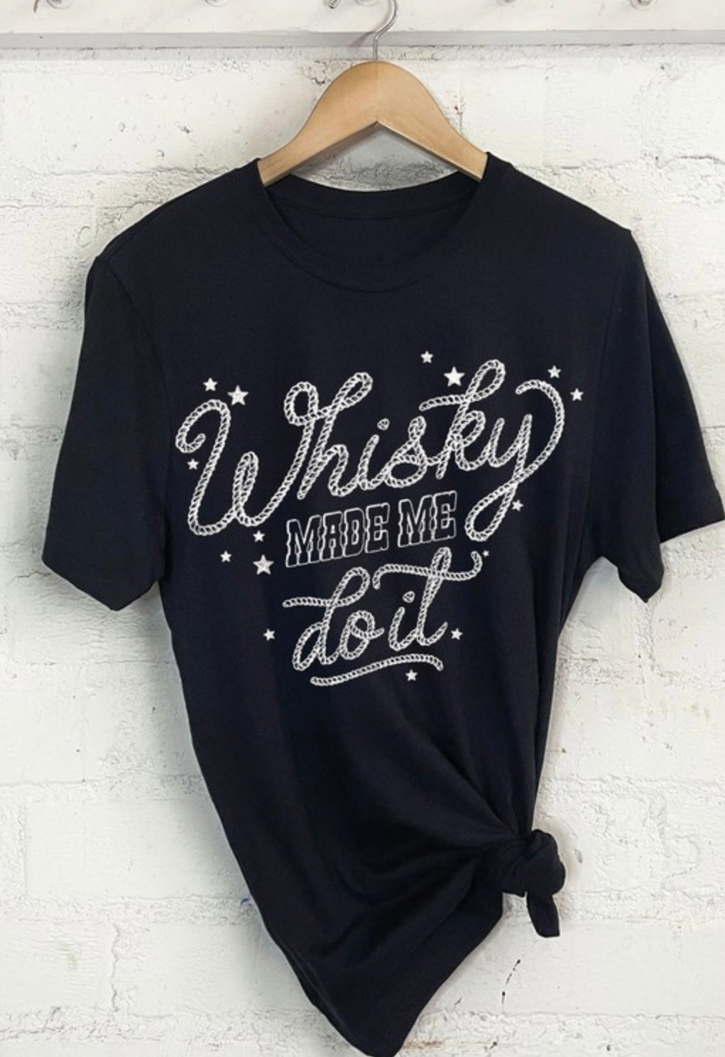 Whiskey Made Me Graphic Tee