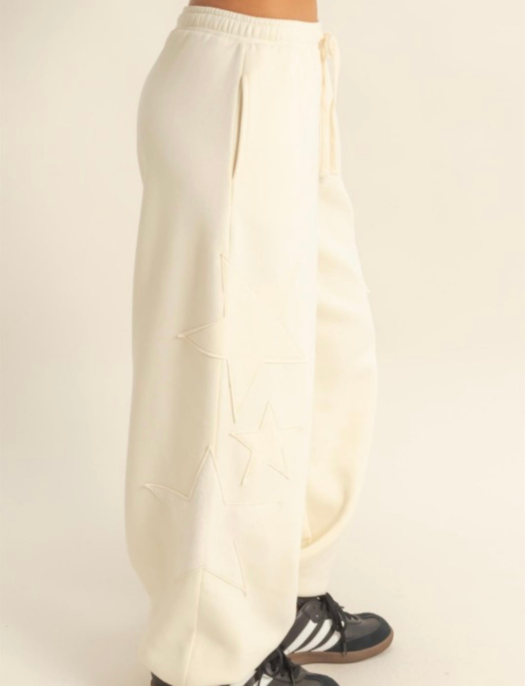 Star Patch Drawstring Jogger