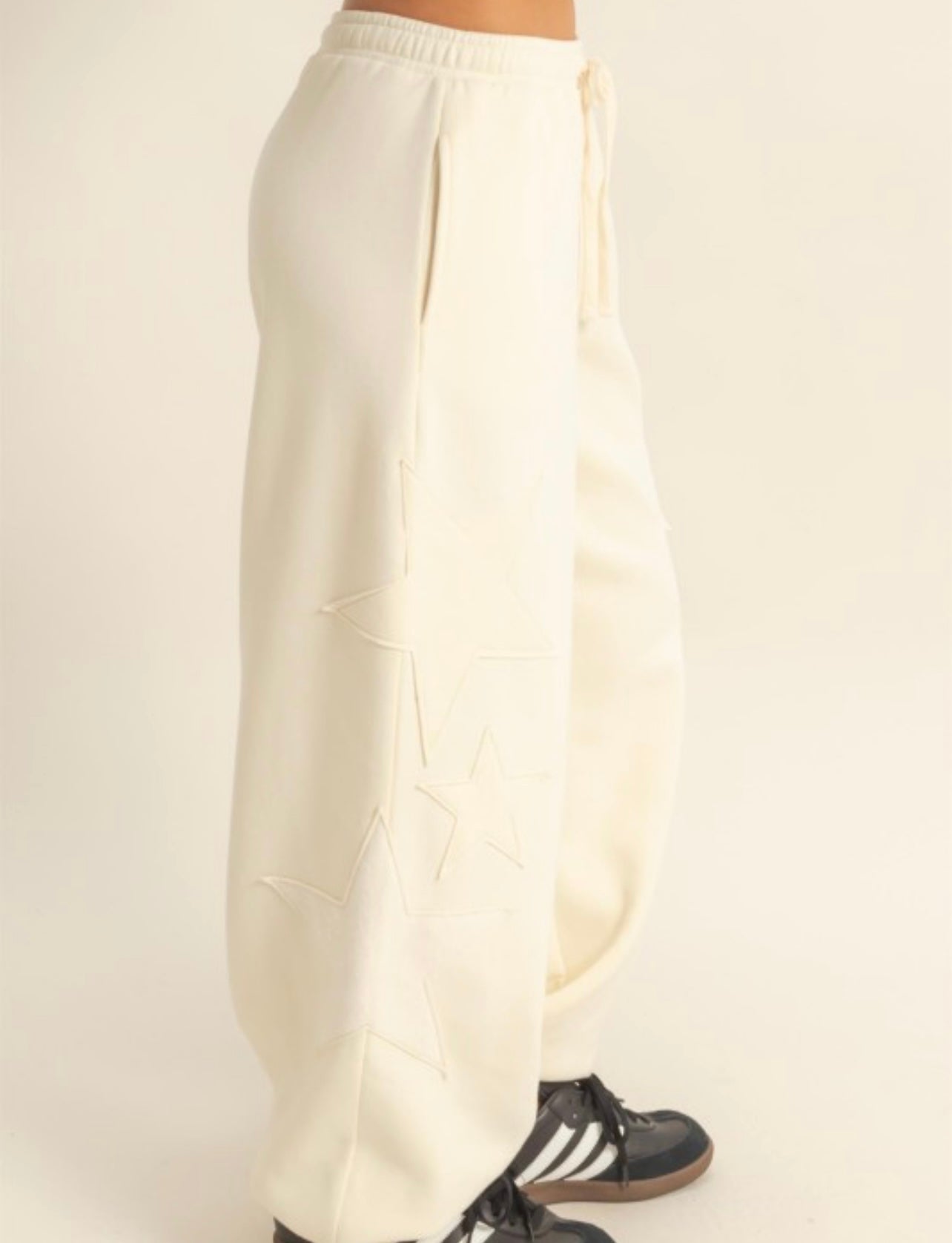 Star Patch Drawstring Jogger
