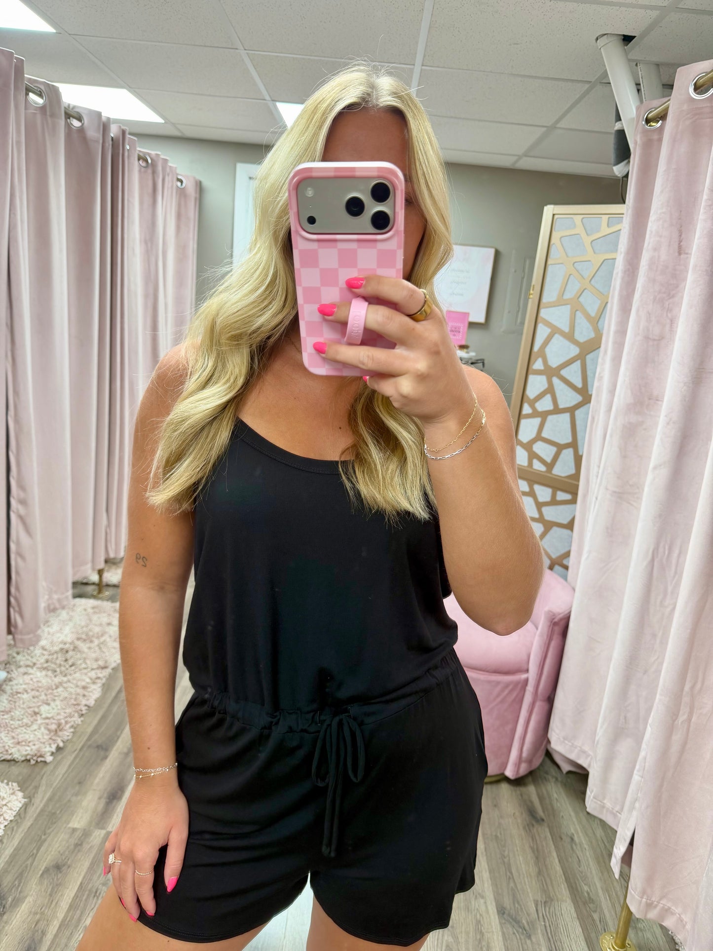 Spaghetti Strap Short Romper
