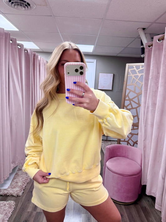 Terry Cotton Crewneck