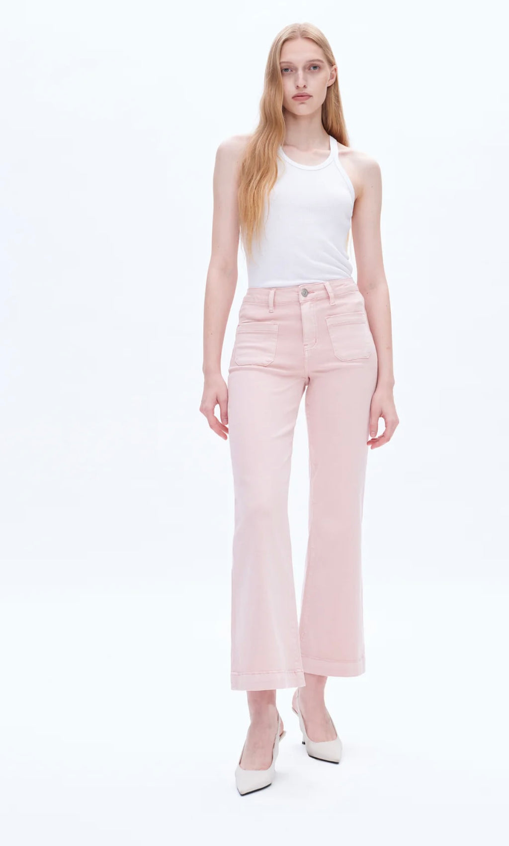 Bayeas High Rise Patch Pocket Jean